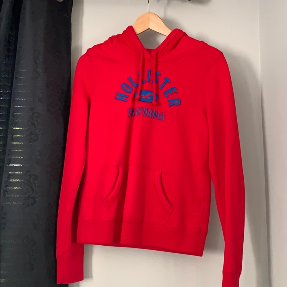 Red hoodie
